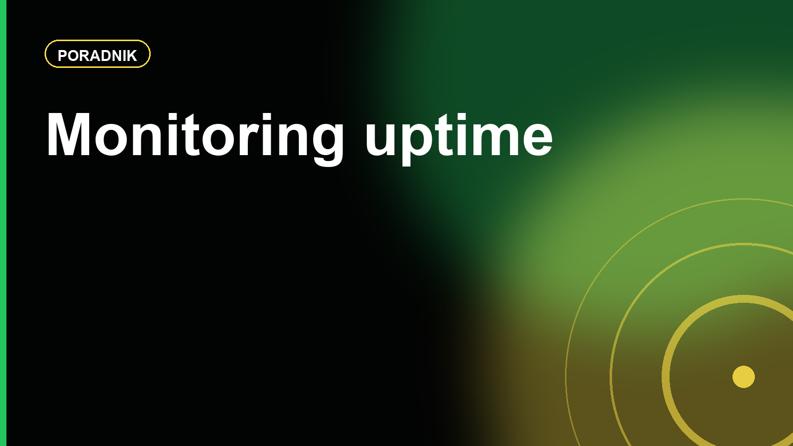 Monitoring uptime: jak sprawdzać, czy hosting naprawdę działa stabilnie