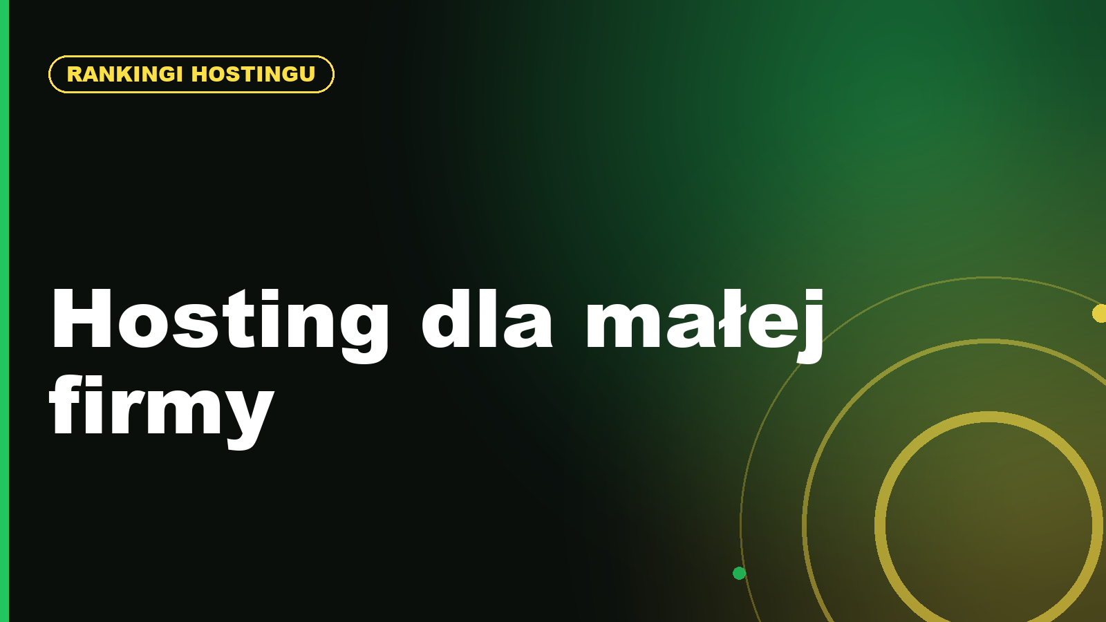 Najlepszy hosting dla małej firmy
